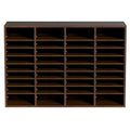 Office Mailbox Literature Organizers with 36 Compartments and Adjustable Shelves