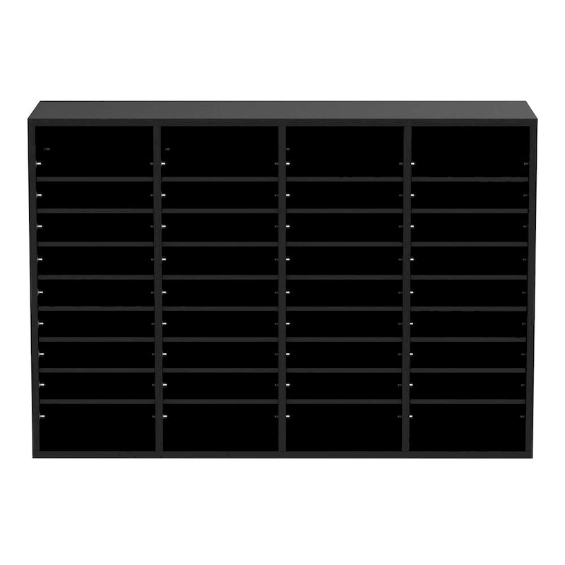 Office Mailbox Literature Organizers with 36 Compartments and Adjustable Shelves