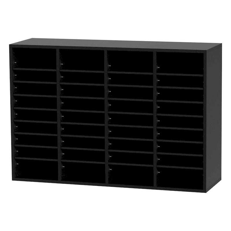 Office Mailbox Literature Organizers with 36 Compartments and Adjustable Shelves