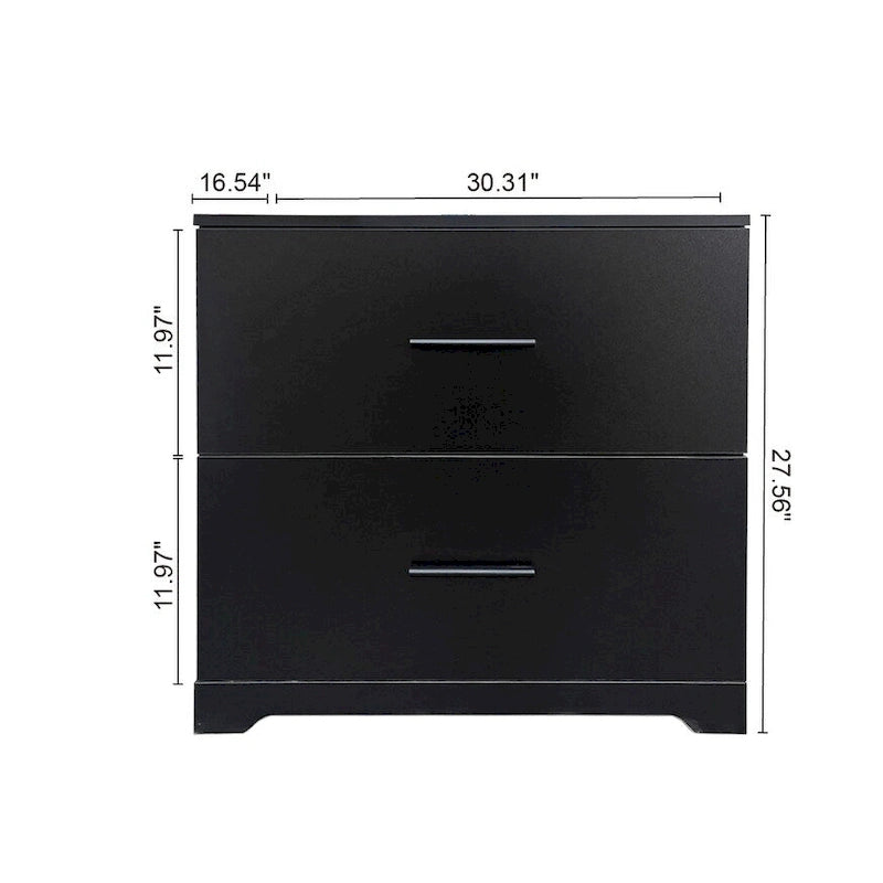 2 -Drawer Lateral Filing Cabinet,Storage Filing Cabinet for Home Office
