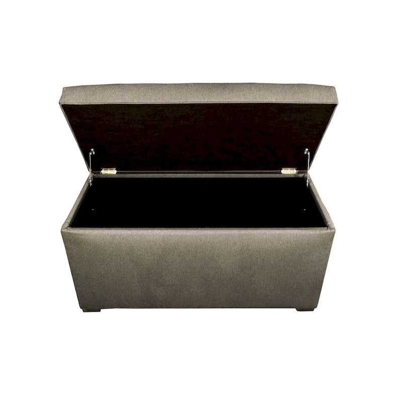 MJL Furniture Angela Dawson Button-tufted Storage Trunk Bench