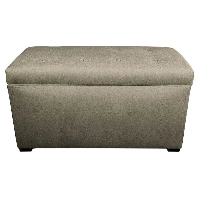 MJL Furniture Angela Dawson Button-tufted Storage Trunk Bench