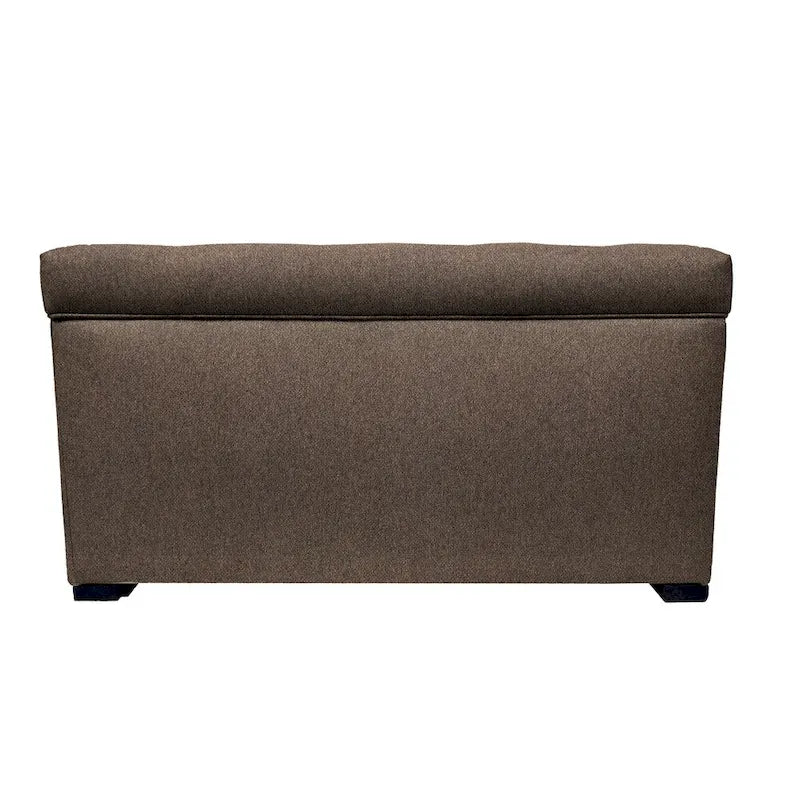 MJL Furniture Angela Dawson Button-tufted Storage Trunk Bench