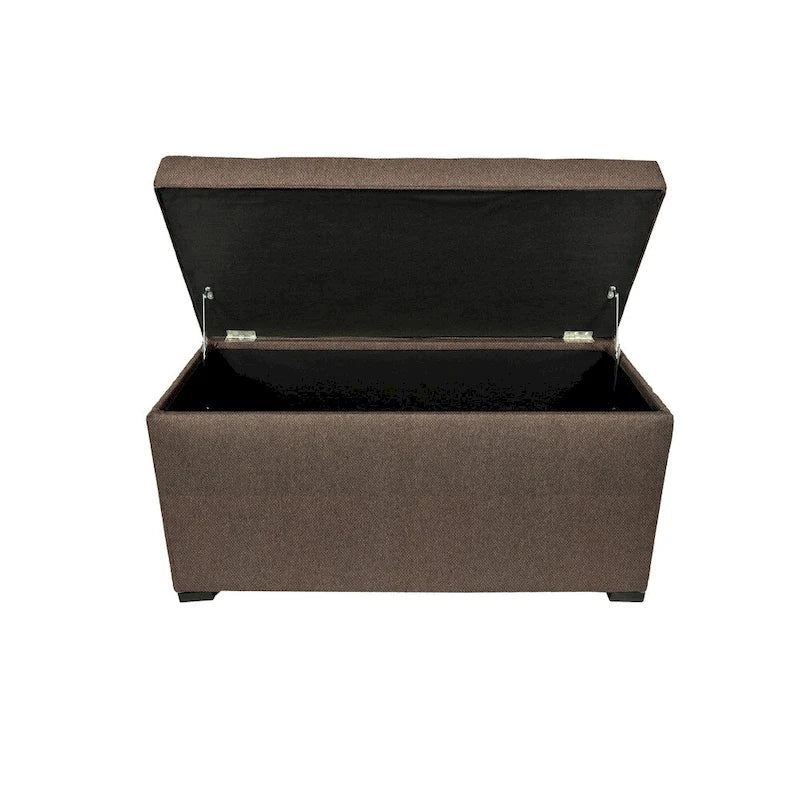 MJL Furniture Angela Dawson Button-tufted Storage Trunk Bench