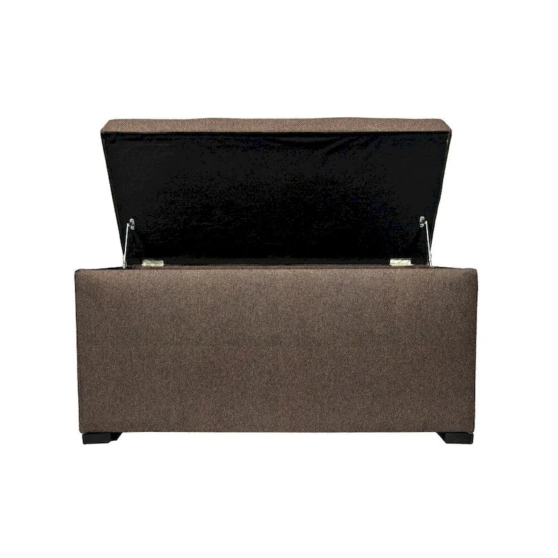 MJL Furniture Angela Dawson Button-tufted Storage Trunk Bench