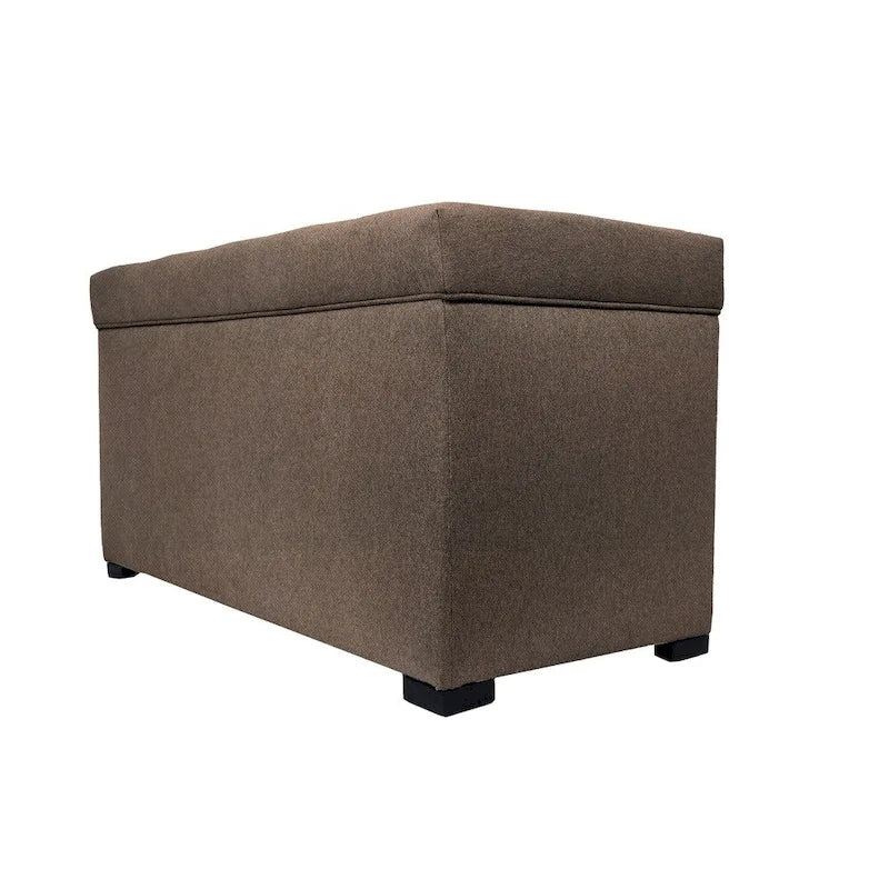 MJL Furniture Angela Dawson Button-tufted Storage Trunk Bench