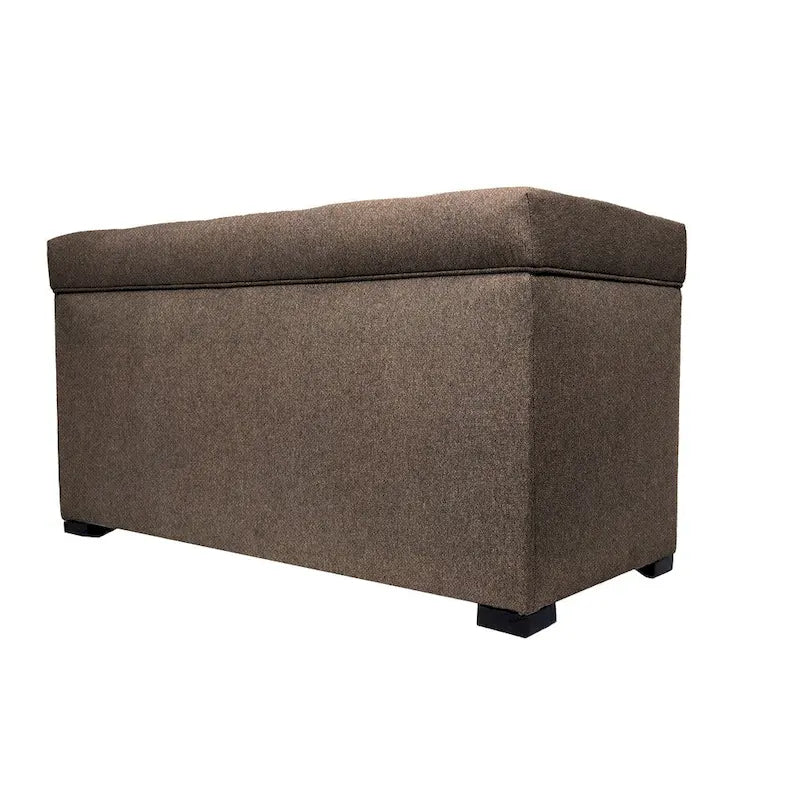 MJL Furniture Angela Dawson Button-tufted Storage Trunk Bench