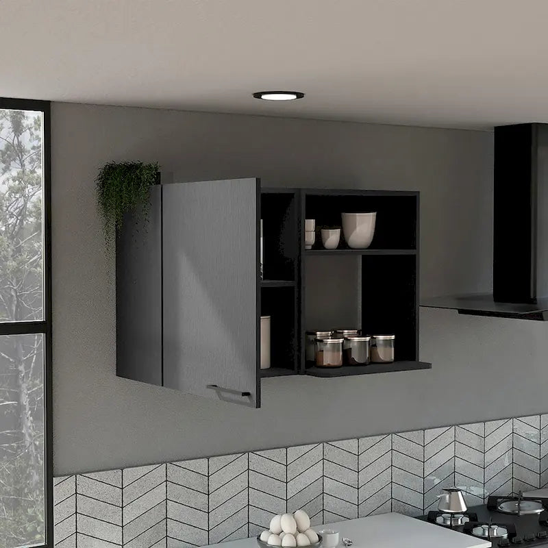 Kitchen wall cabinet Burwood, White Finish,High quality and durable