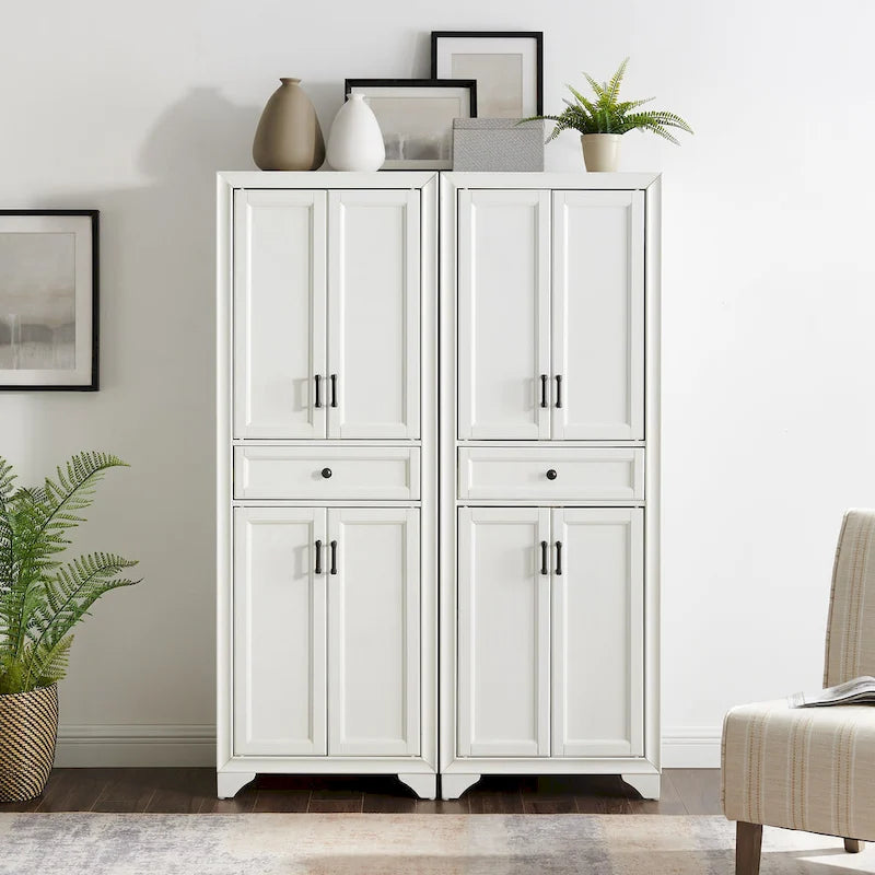Crosley Tara 2-piece Pantry Set - 47.5W x 15D x 67.75H