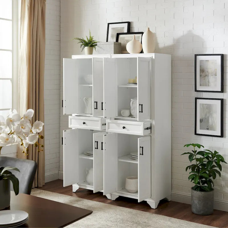 Crosley Tara 2-piece Pantry Set - 47.5W x 15D x 67.75H