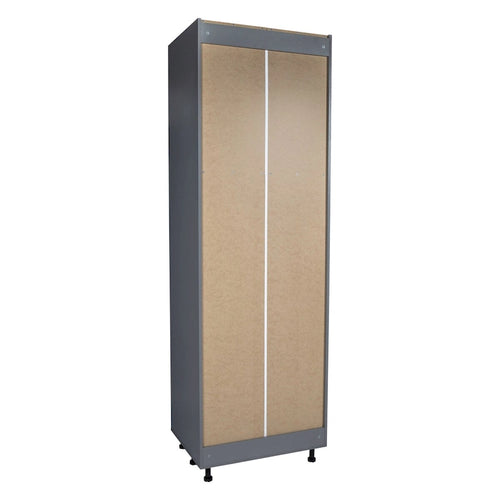 24 x 96 Utility Cabinet-Four Door-Grey - 24 x 96 x 23 3/8