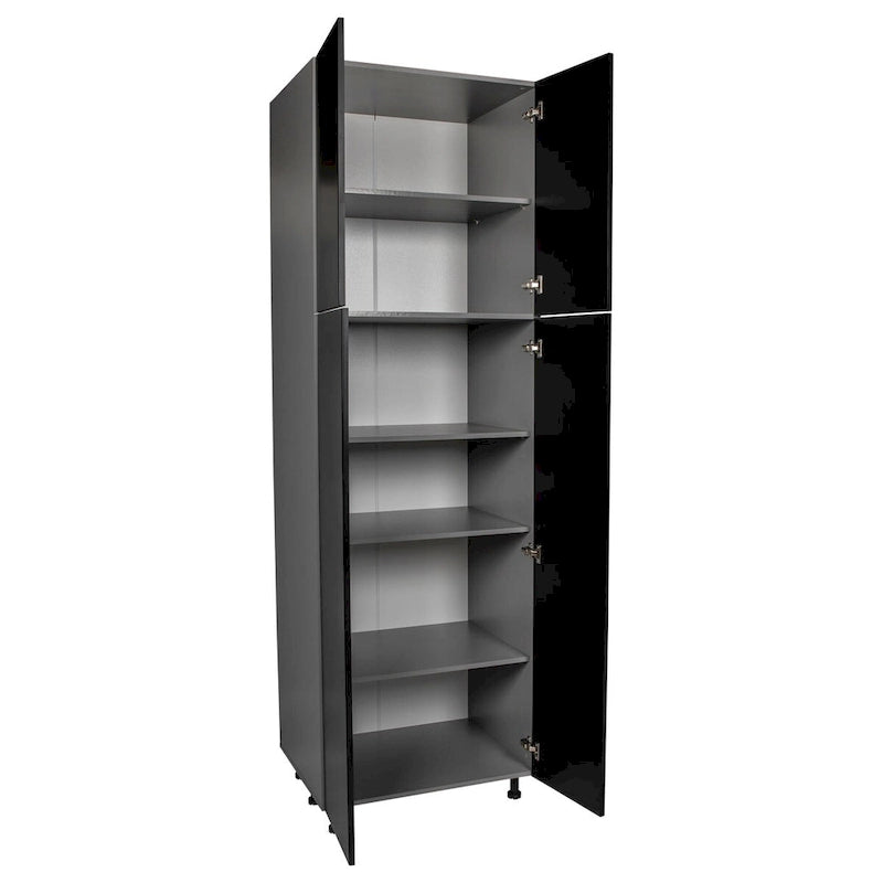 24 x 96 Utility Cabinet-Four Door-Grey - 24 x 96 x 23 3/8