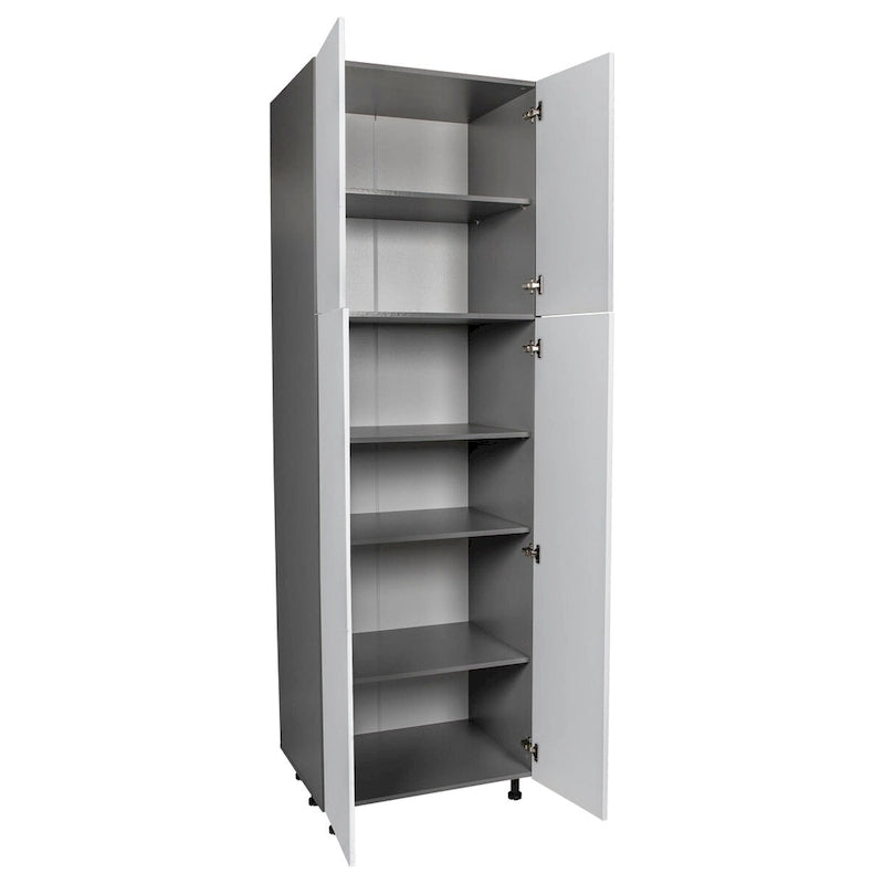 24 x 96 Utility Cabinet-Four Door-Grey - 24 x 96 x 23 3/8