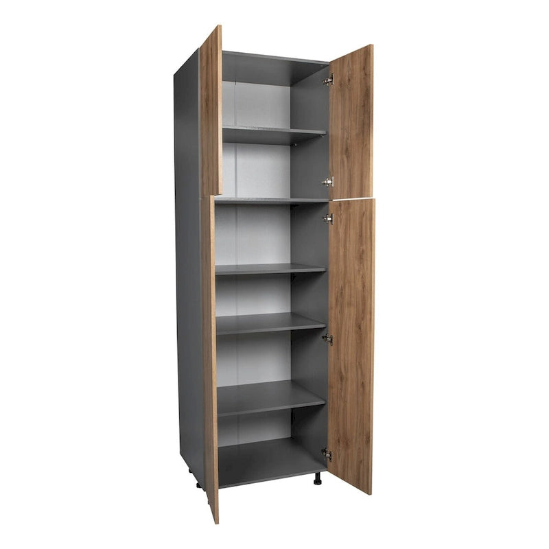 24 x 96 Utility Cabinet-Four Door-Grey - 24 x 96 x 23 3/8