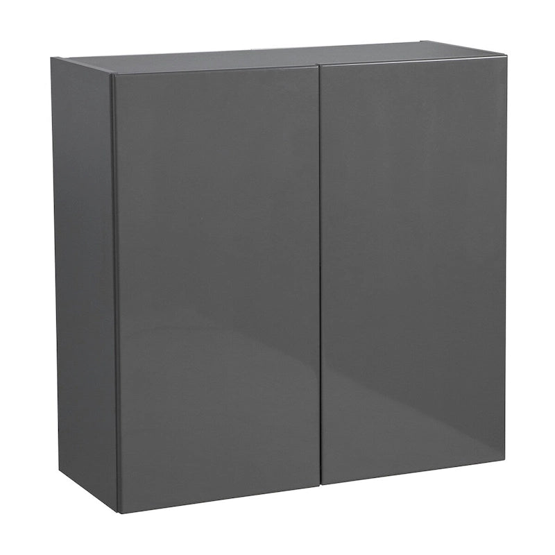 27 x 30 Wall Cabinet-Double Door-Grey - 27 x 30 x 12