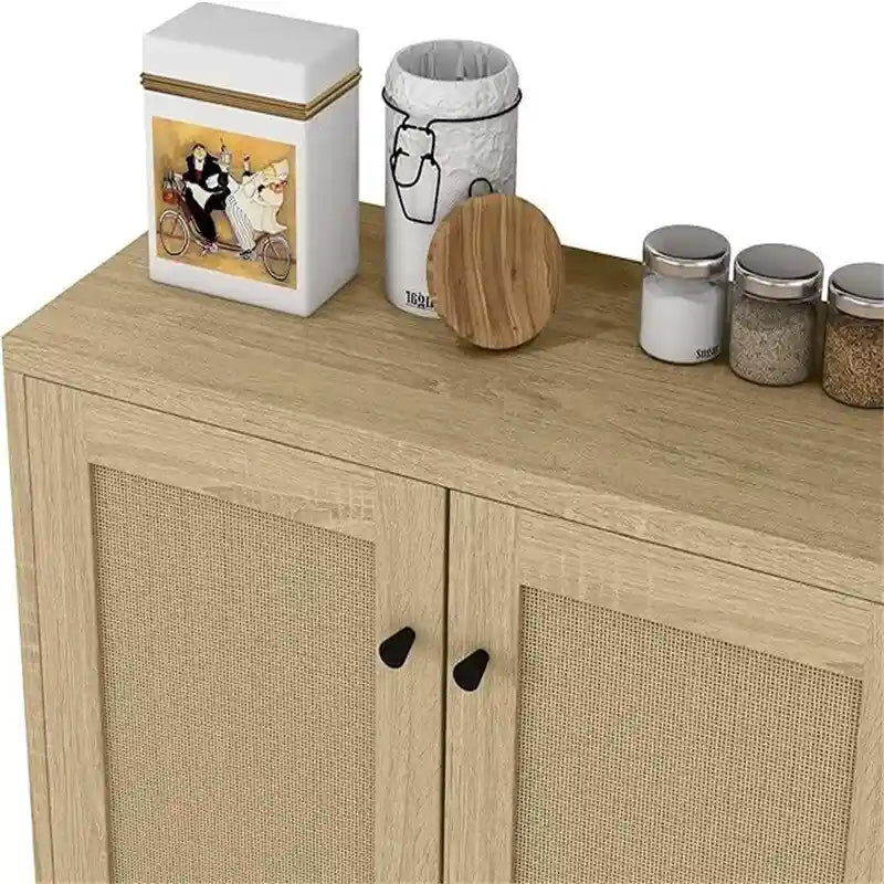 Sideboard Buffet Table - 15D x 27.16W x 35H