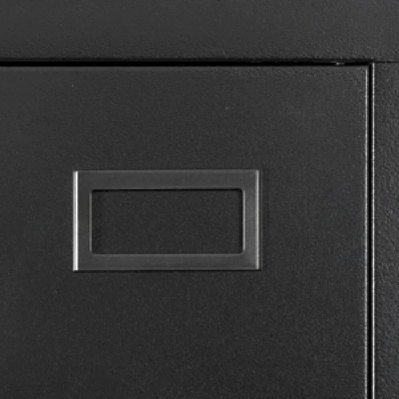 High Storage Cabinet with 2 Doors and 4 Partitions for 5 Separate Storage Spaces