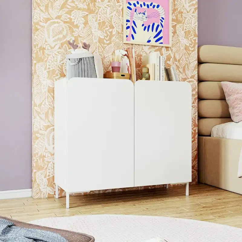 Manhattan Comfort Mid-Century Modern Bogardus Accent Cabinet