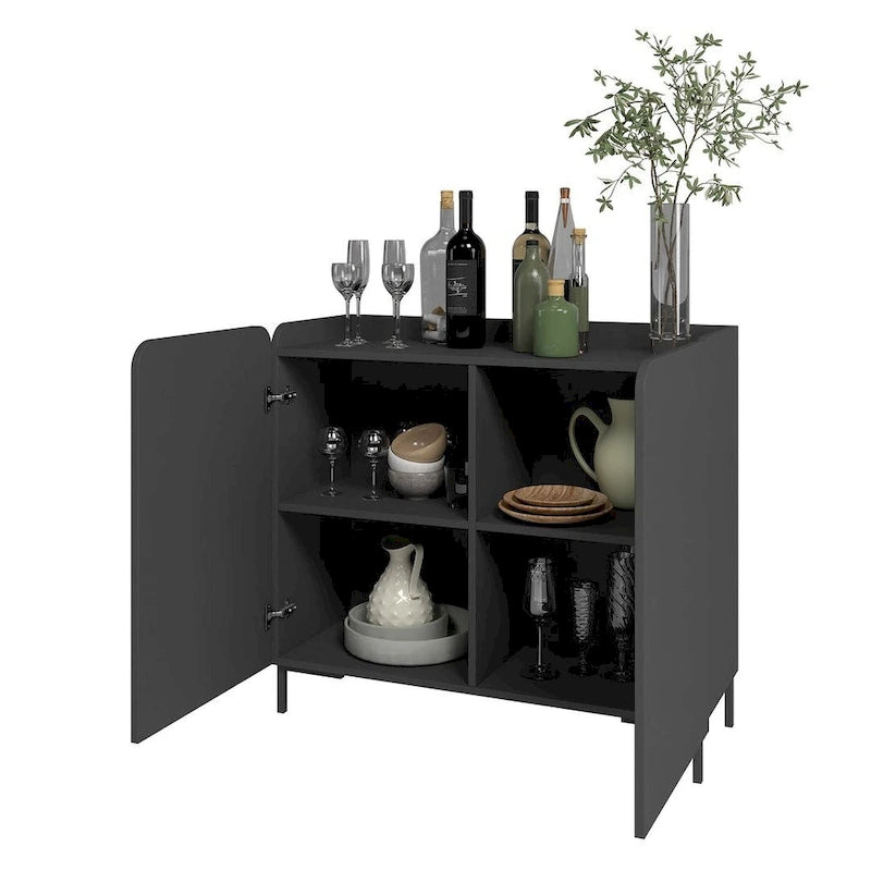Manhattan Comfort Mid-Century Modern Bogardus Accent Cabinet