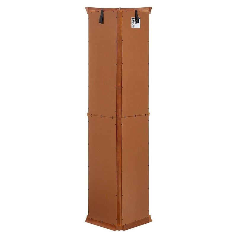 Glass Display Shelf Shelving Bar cabinet with Tempered Glass Door