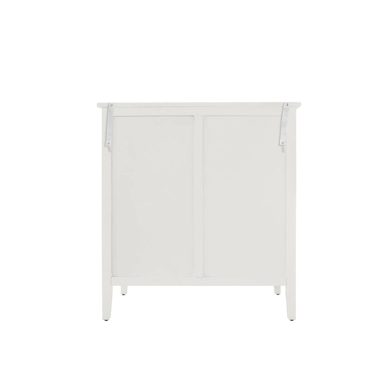 3 Drawer Cabinet with Hollow-Carved