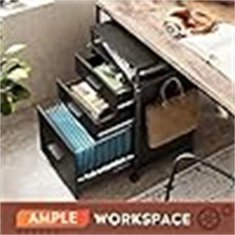 File Cabinet with Storage Drawers - 15.7D x 17.7W x 27.7H