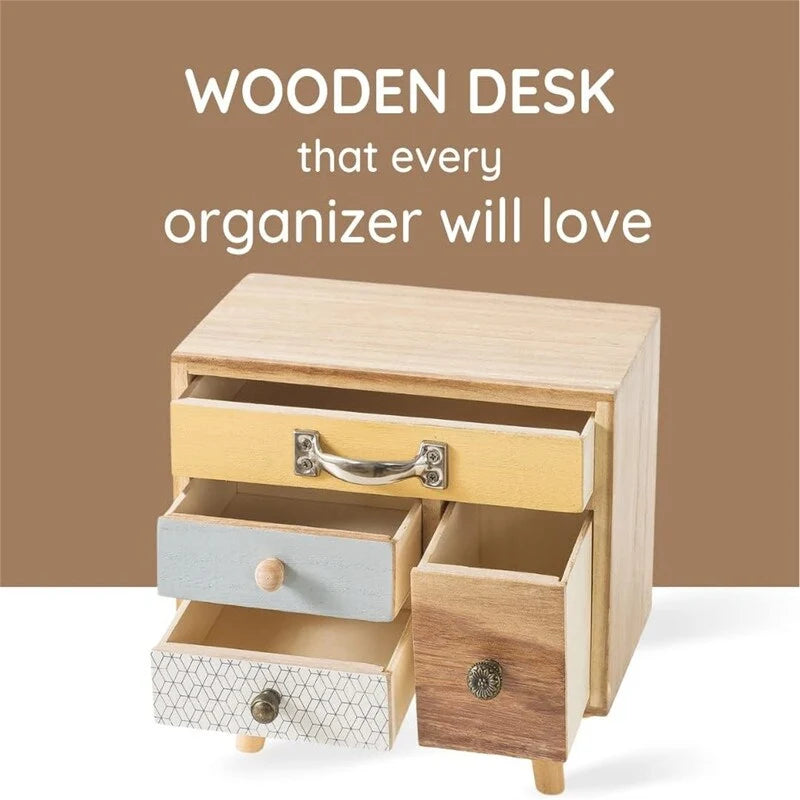 Wooden Desk Organizer