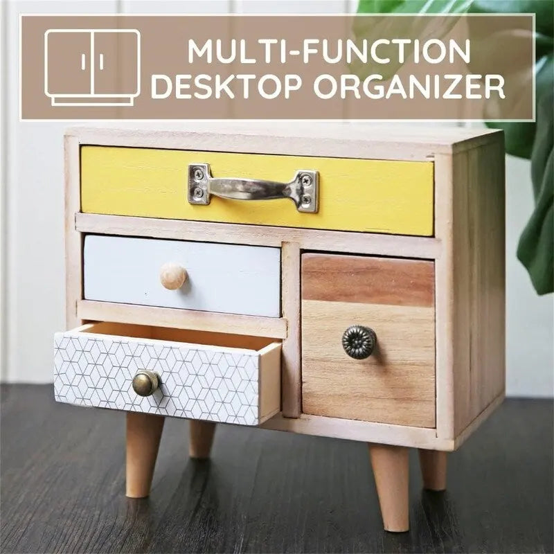 Wooden Desk Organizer