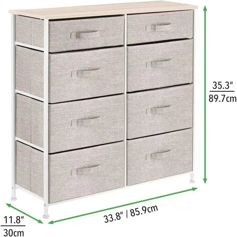 8 Slim Removable Drawers