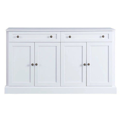 58.30 Inch MDF Sideboard with Adjustable Shelves
