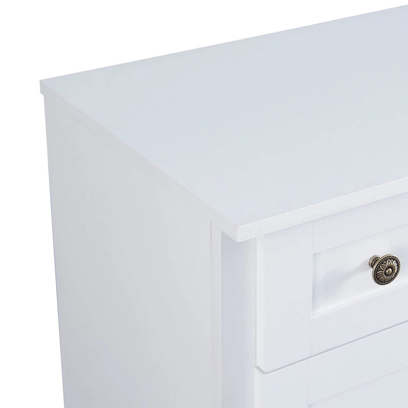 58.30 Inch MDF Sideboard with Adjustable Shelves