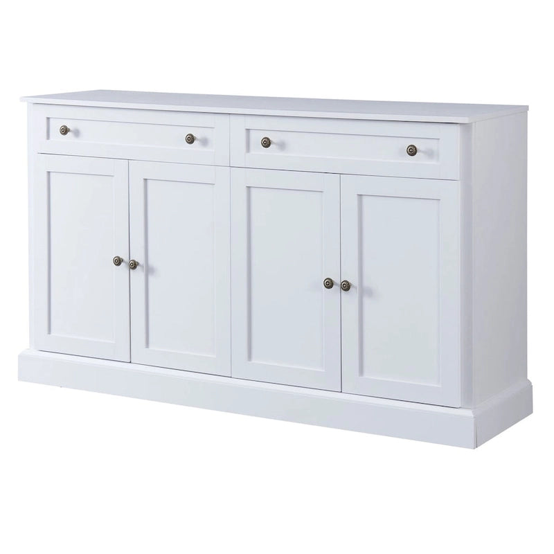 58.30 Inch MDF Sideboard with Adjustable Shelves